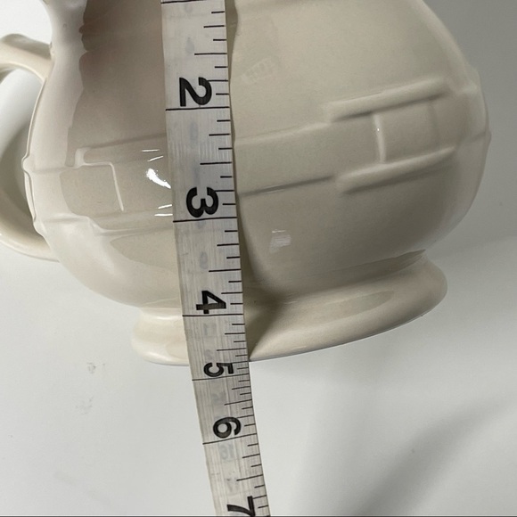 Longaberger ALL White Ceramic Pitcher - Picture 6 of 7